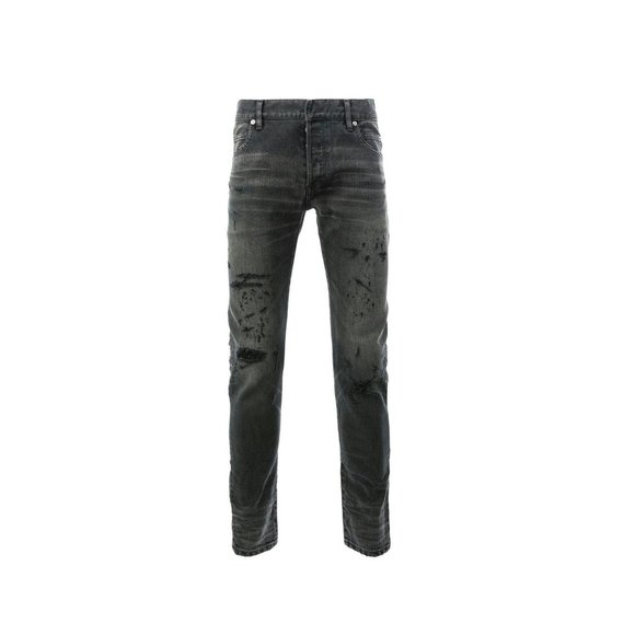 Balmain Distressed Skinny Jeans - Picture 1 of 8